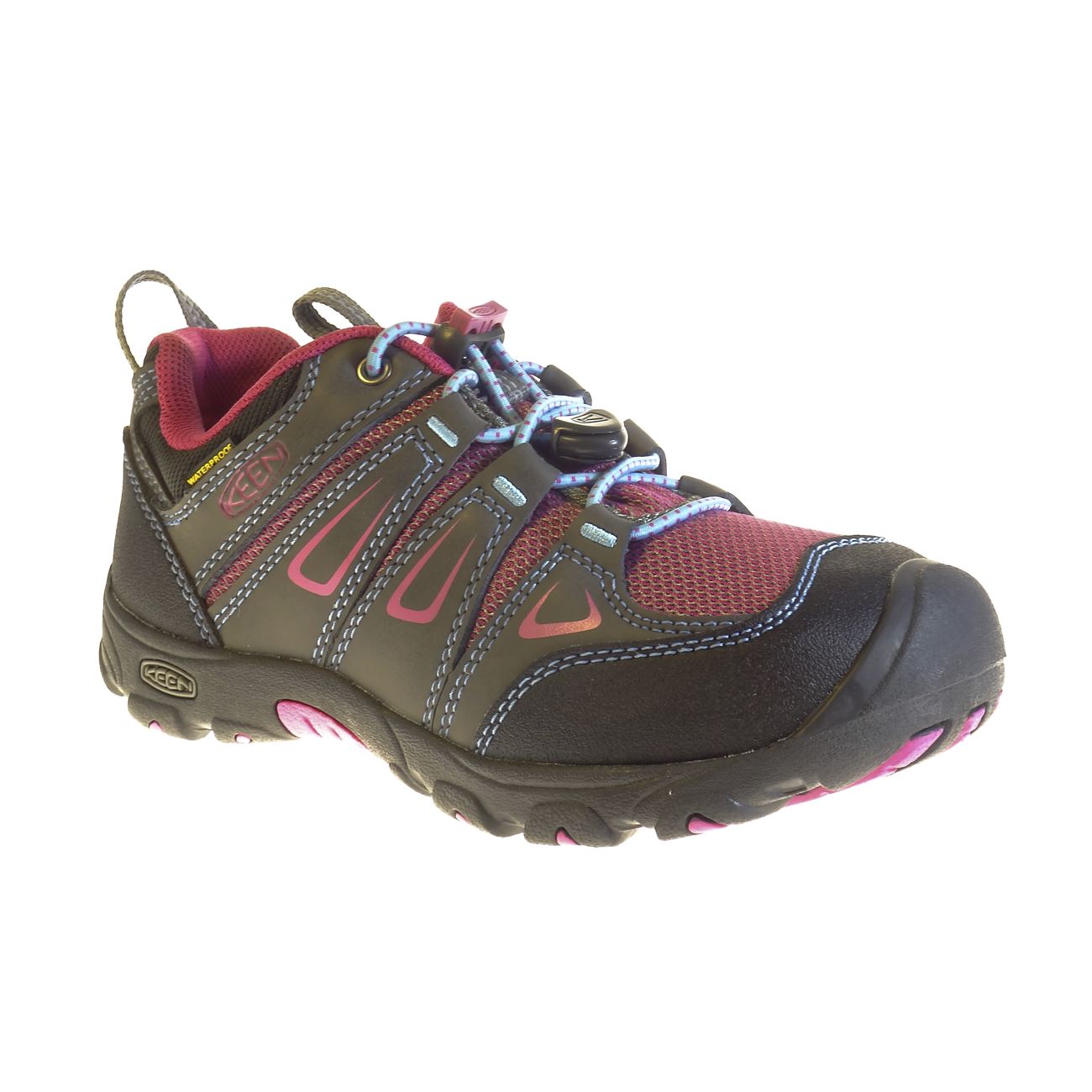KEEN, Oakridge Low WP, Youth, Magnet/Very Berry Shoes Keen Magnet/Very Berry 1 
