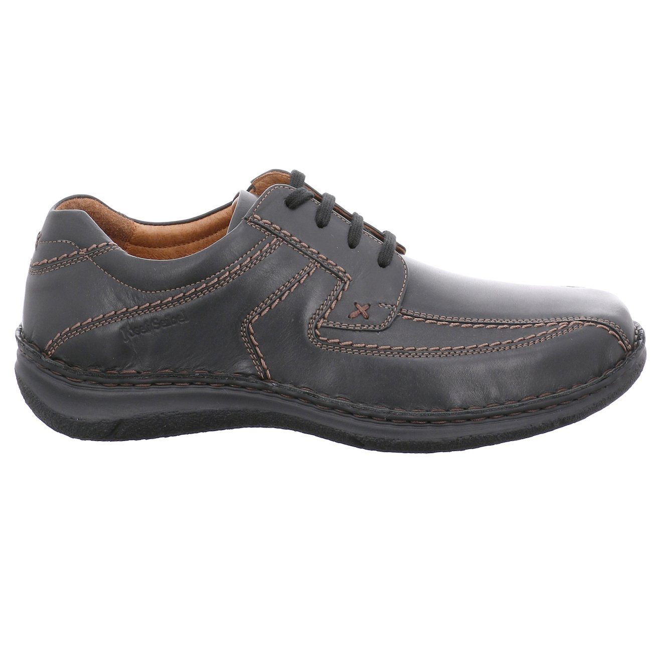 Josef Seibel, Anvers 08, Leather, Shoe, Black Shoes Josef Seibel Black 40 