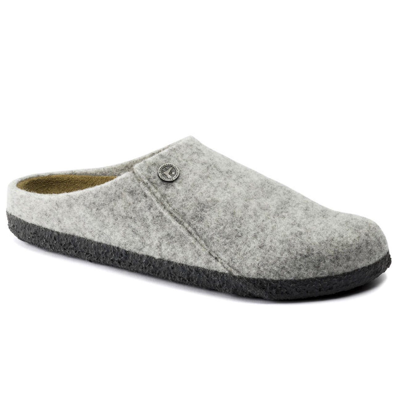 Birkenstock Seasonal, Zermatt, Wool Felt, Narrow Fit, Light Grey House Shoes Birkenstock Seasonal Light Grey 38 