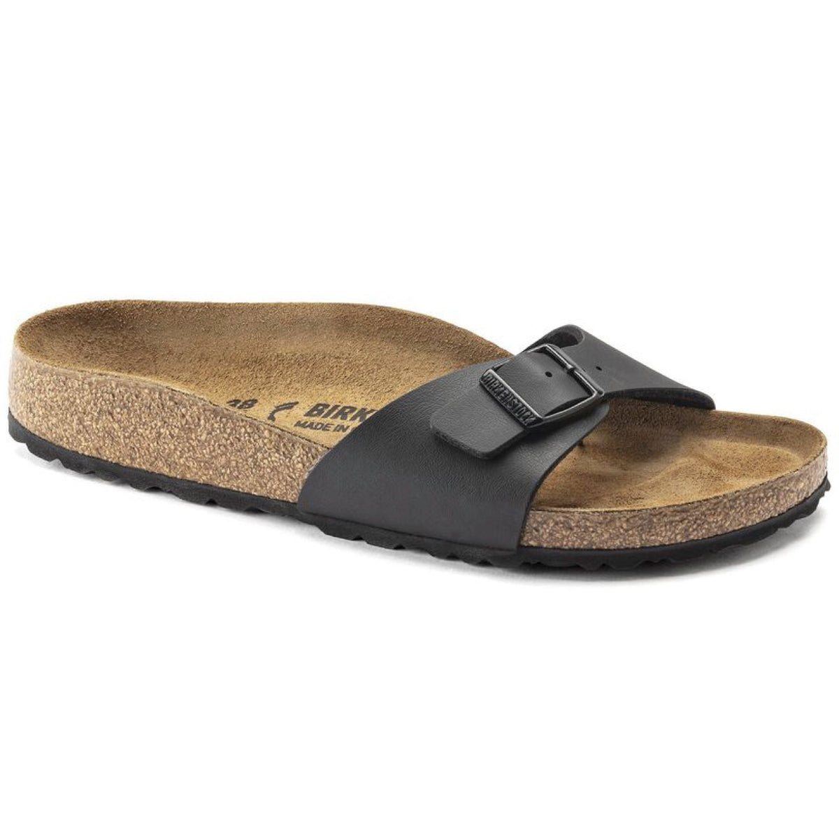 Birkenstock Madrid Narrow Fit Birko-Flor Black