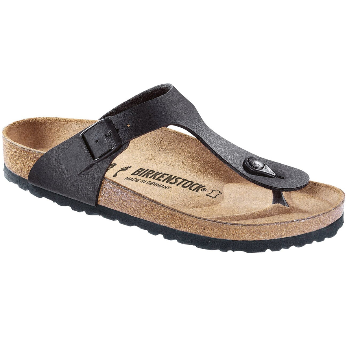 Birkenstock Classic Gizeh Regular Fit Birko-Flor Black Sandals Birkenstock Classic 35 Black 