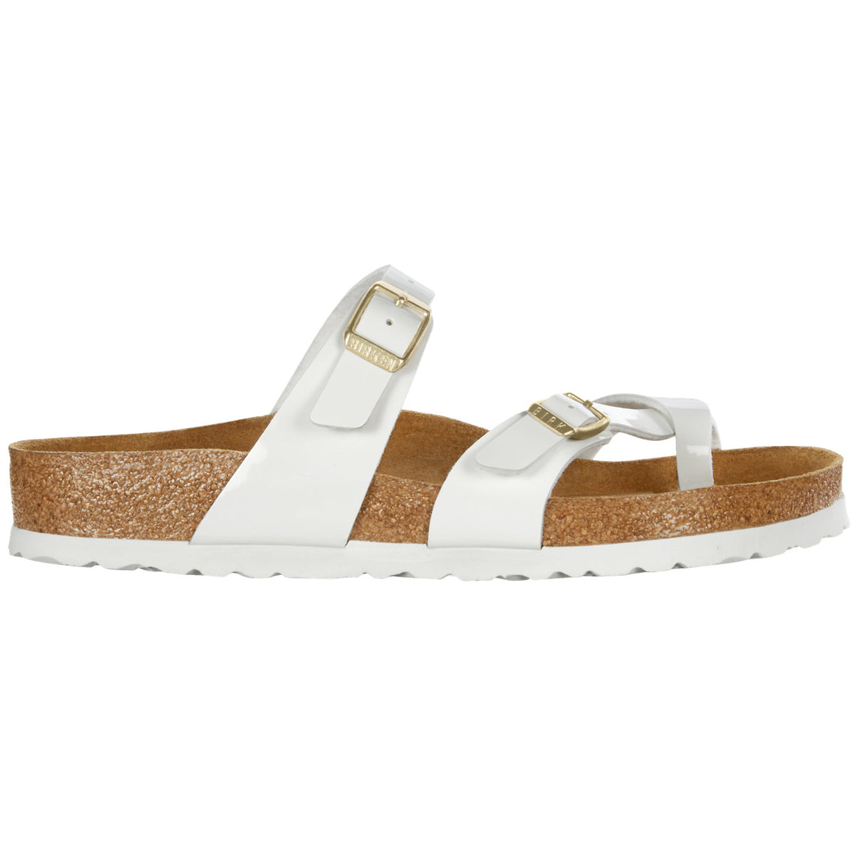 Birkenstock Classic Mayari Birko-flor Regular Fit Patent White