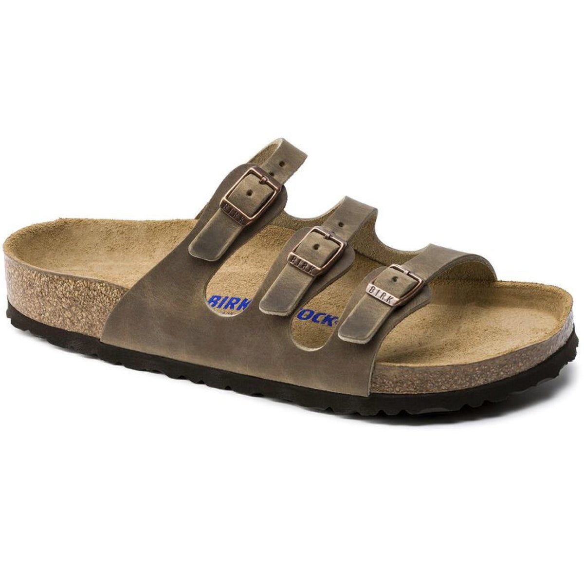 Birkenstock Classic Florida Soft Footbed Oiled Leather Regular Fit Tobacco Brown