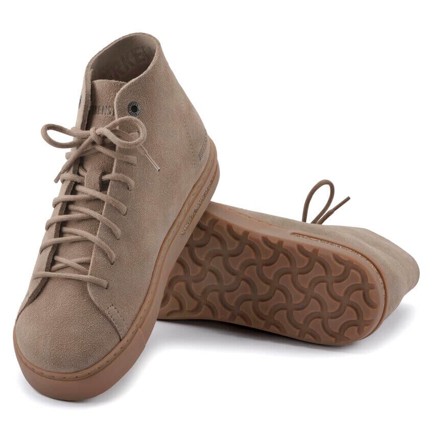 Birkenstock Shoes, Bend Mid, Suede Leather, Regular Fit, Taupe Boots Birkenstock Shoes 