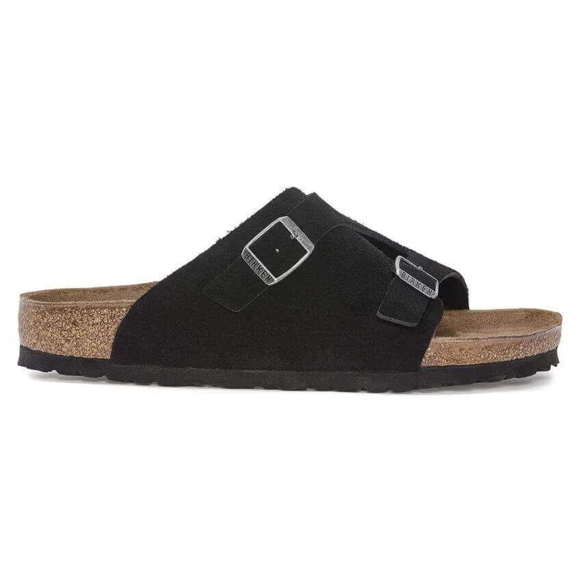 Birkenstock Classic Zurich Suede Narrow Fit Black