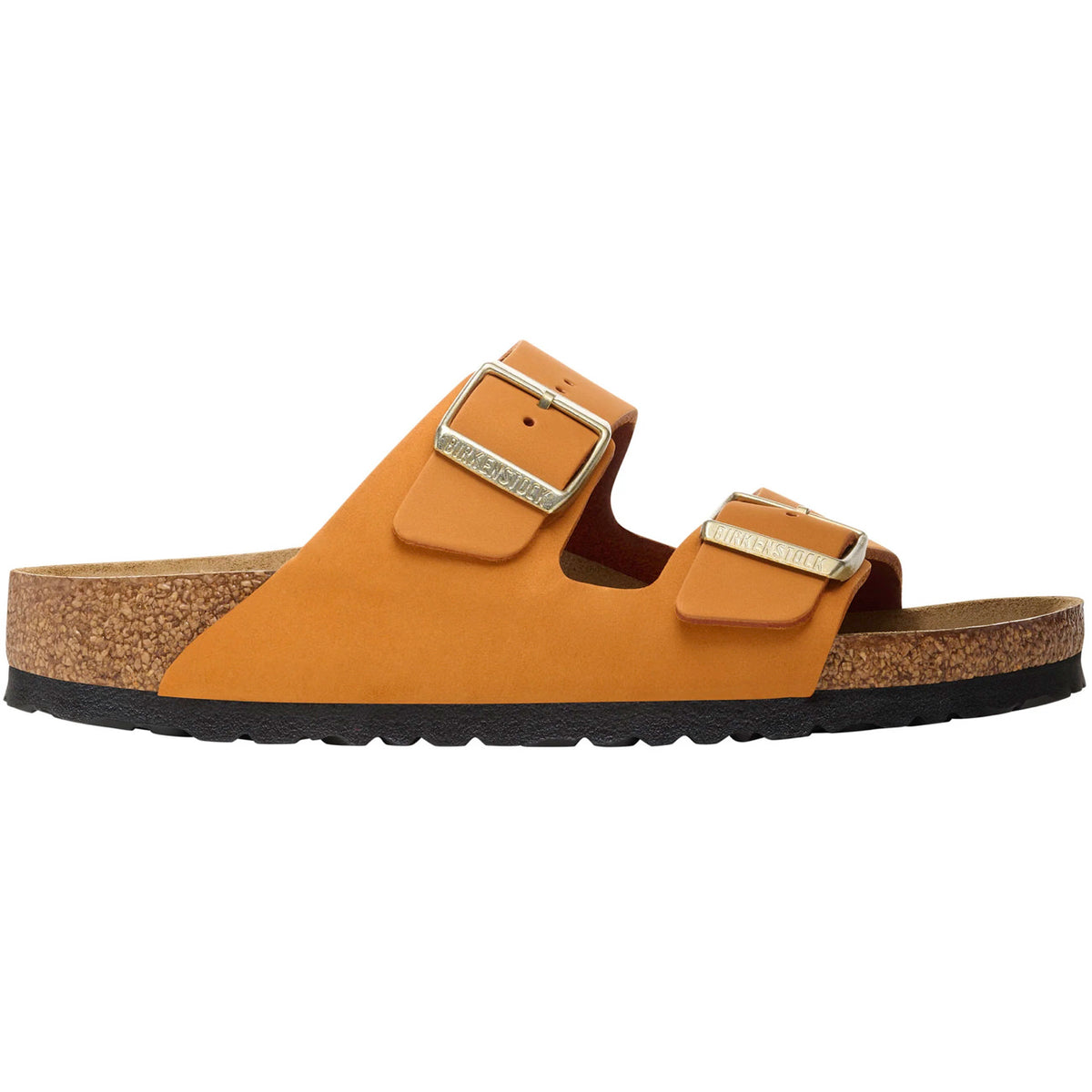 Birkenstock Seasonal Arizona Soft Nubuck Leather Regular Fit Burnt Orange