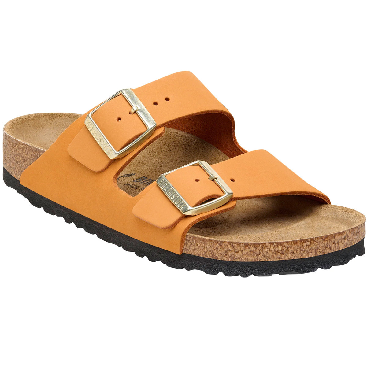 Birkenstock Seasonal Arizona Soft Nubuck Leather Regular Fit Burnt Orange