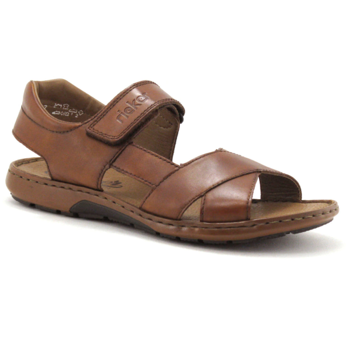 Rieker 28963-24 Sandal Leather Peanut 40