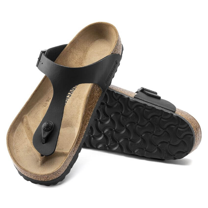 Birkenstock Classic Gizeh Regular Fit Birko-Flor Black