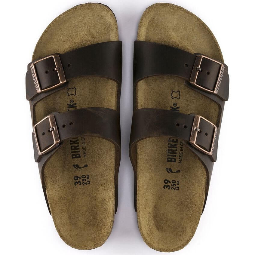 Birkenstock Classic Arizona Natural Leather Regular Fit Habana