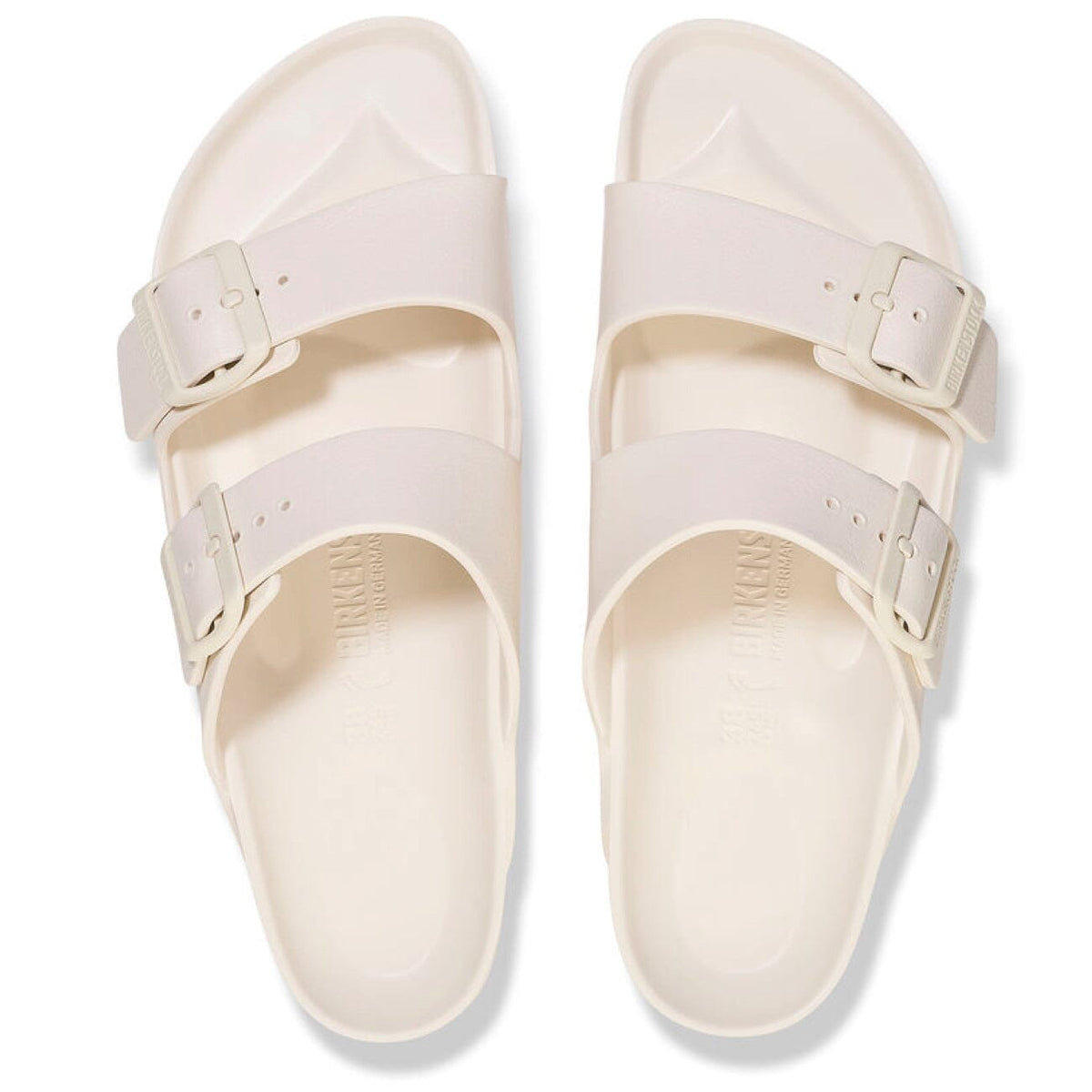 Birkenstock Seasonal, Arizona EVA, Narrow Fit, Eggshell Sandals Birkenstock Seasonal 