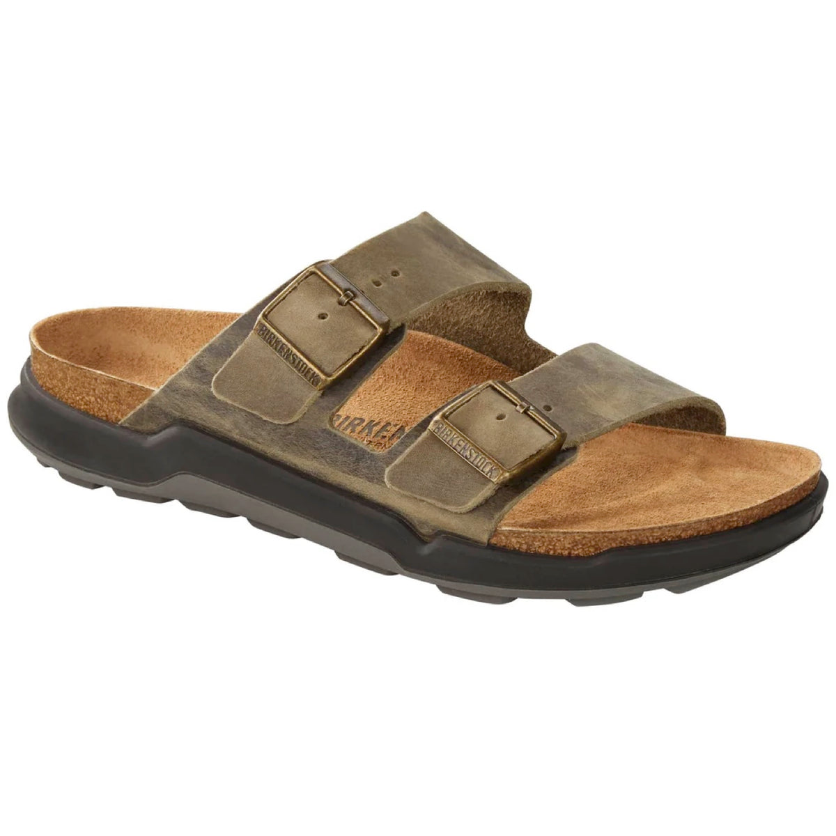 Arizona Cross Town Waxy/Oiled Leather Regular Fit Faded Khaki