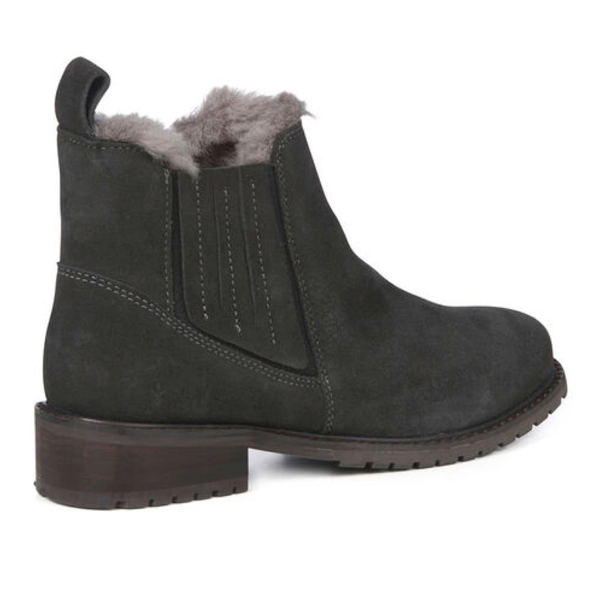 EMU Australia, Moira, Waterproof Suede Leather, Boot, Dark Grey