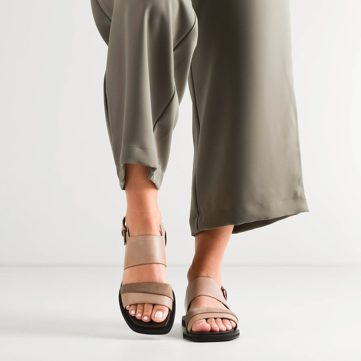 EOS, Monsoon, Sandal, Leather, Taupe