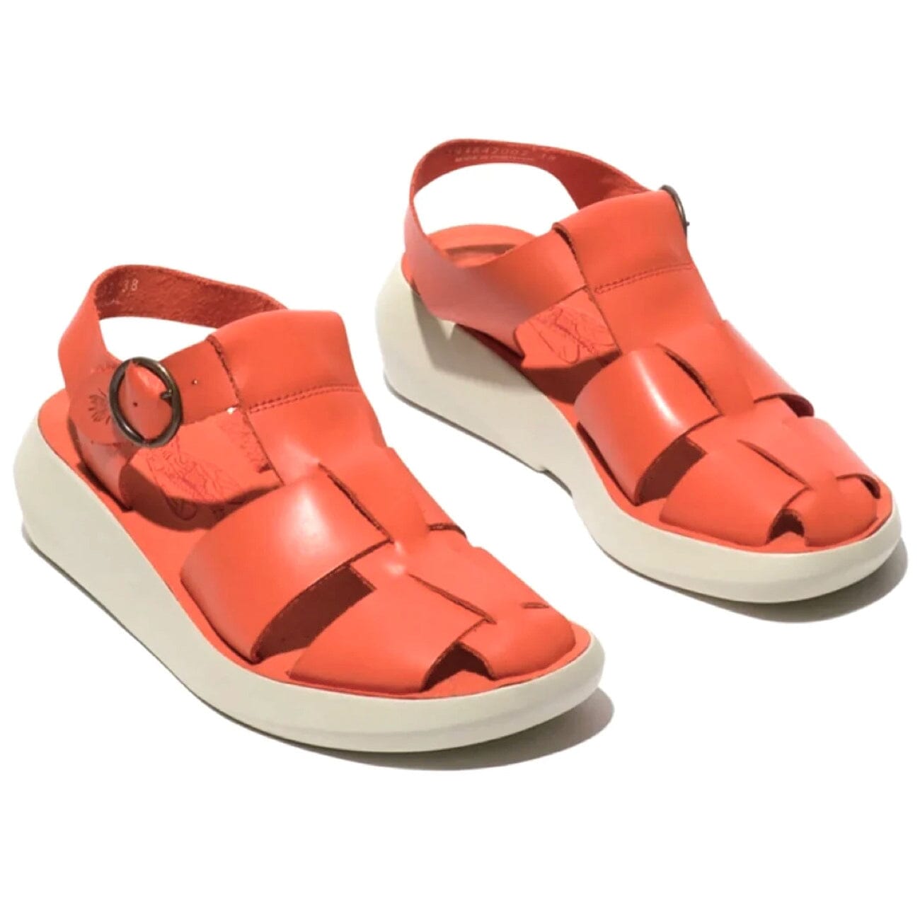 Fly London, BAWE842, Sandal, Leather, Coral Sandals Fly London Coral 36 