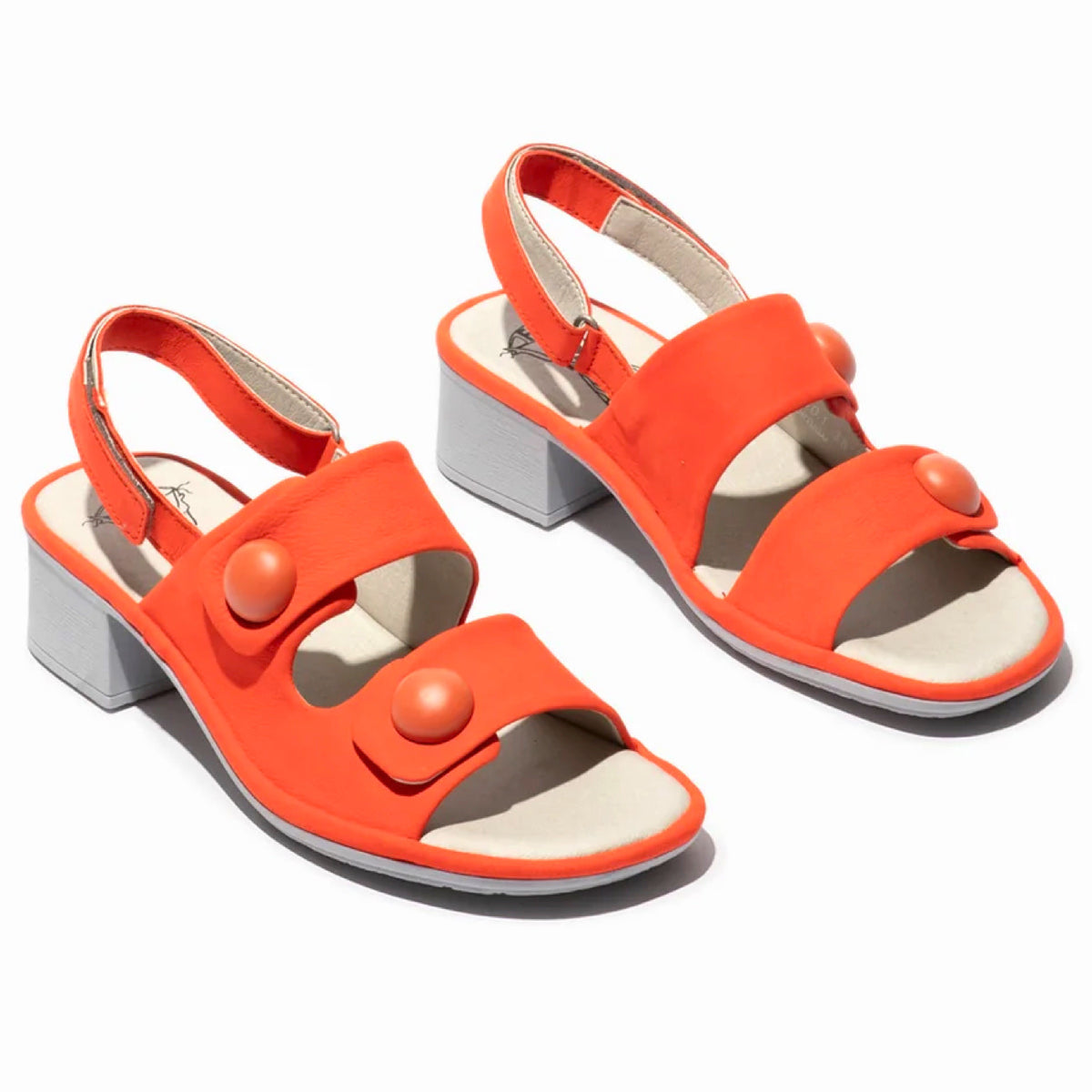 Fly London Elba489fly Sandal Leather Scarlet 36