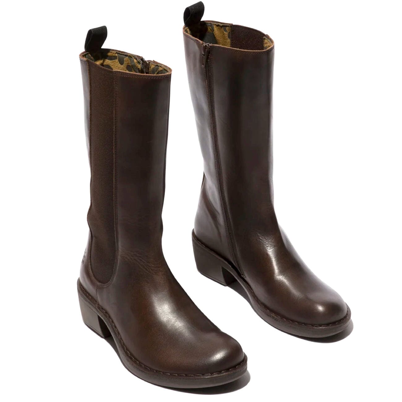Fly London, MADA081, Boot, Leather, Dark Brown Boots Fly London Dark Brown 38 