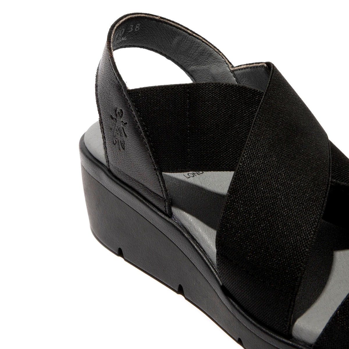 Fly London Noli056 Sandal Leather Black 36