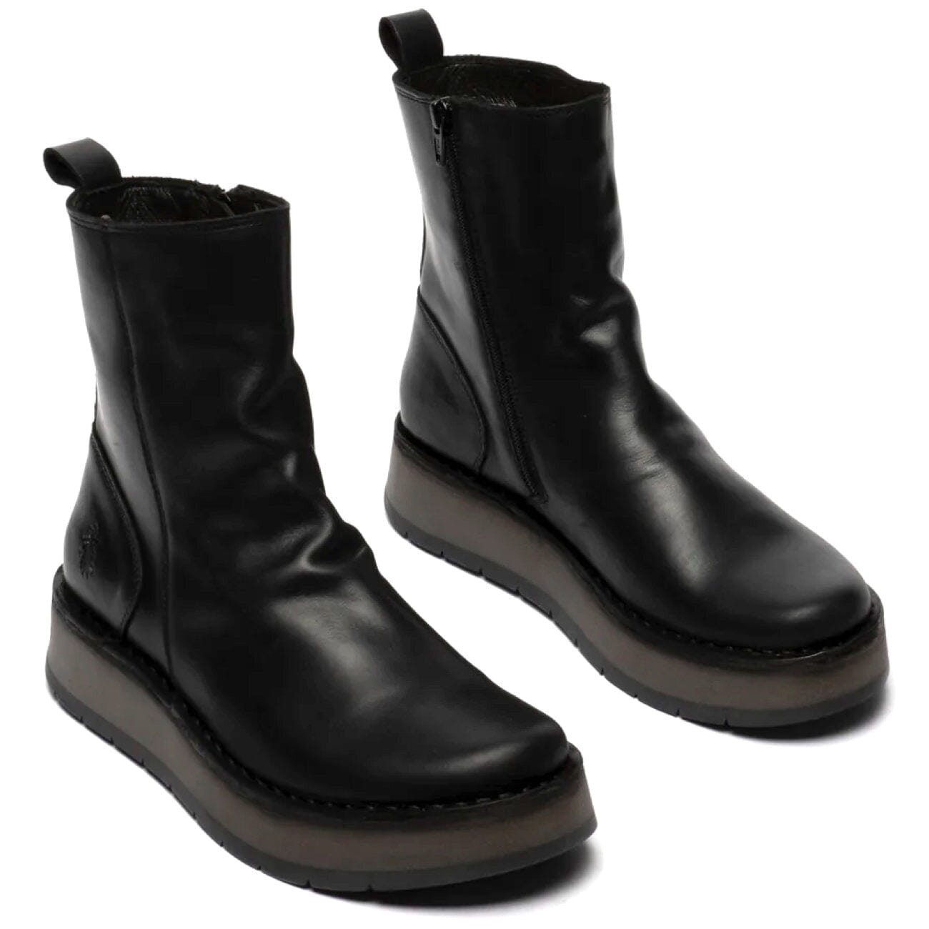 Fly London RENO Boot Leather Black Boots Fly London 36 Black 