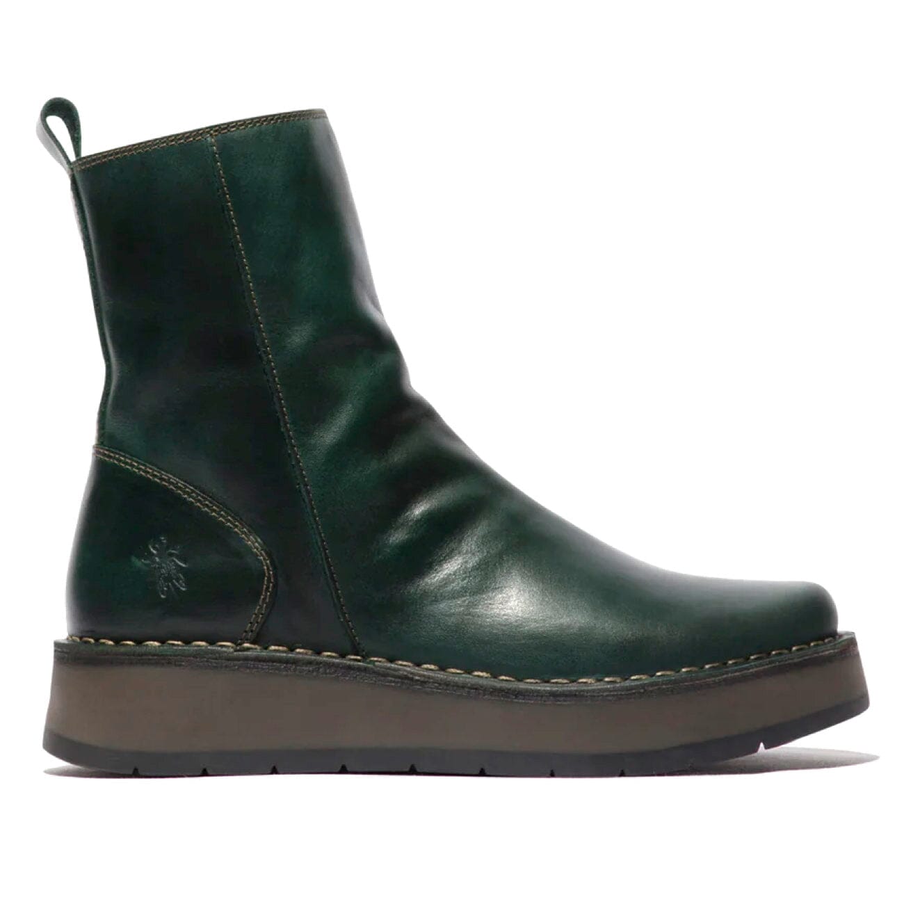 Fly London RENO Boot Leather Petrol Boots Fly London 36 Petrol 