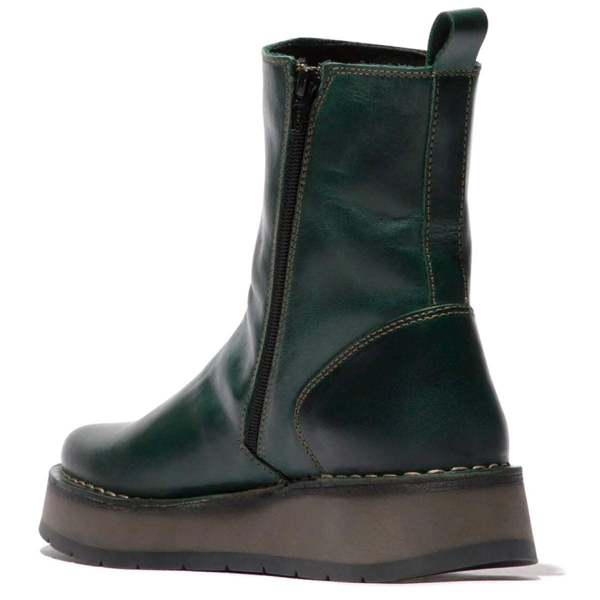 Fly London RENO Boot Leather Petrol Boots Fly London 