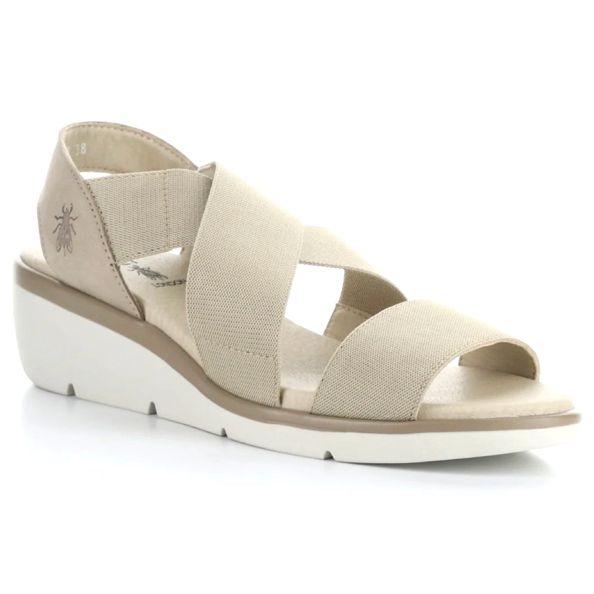 Fly London Noli056 Sandal Leather Taupe 36