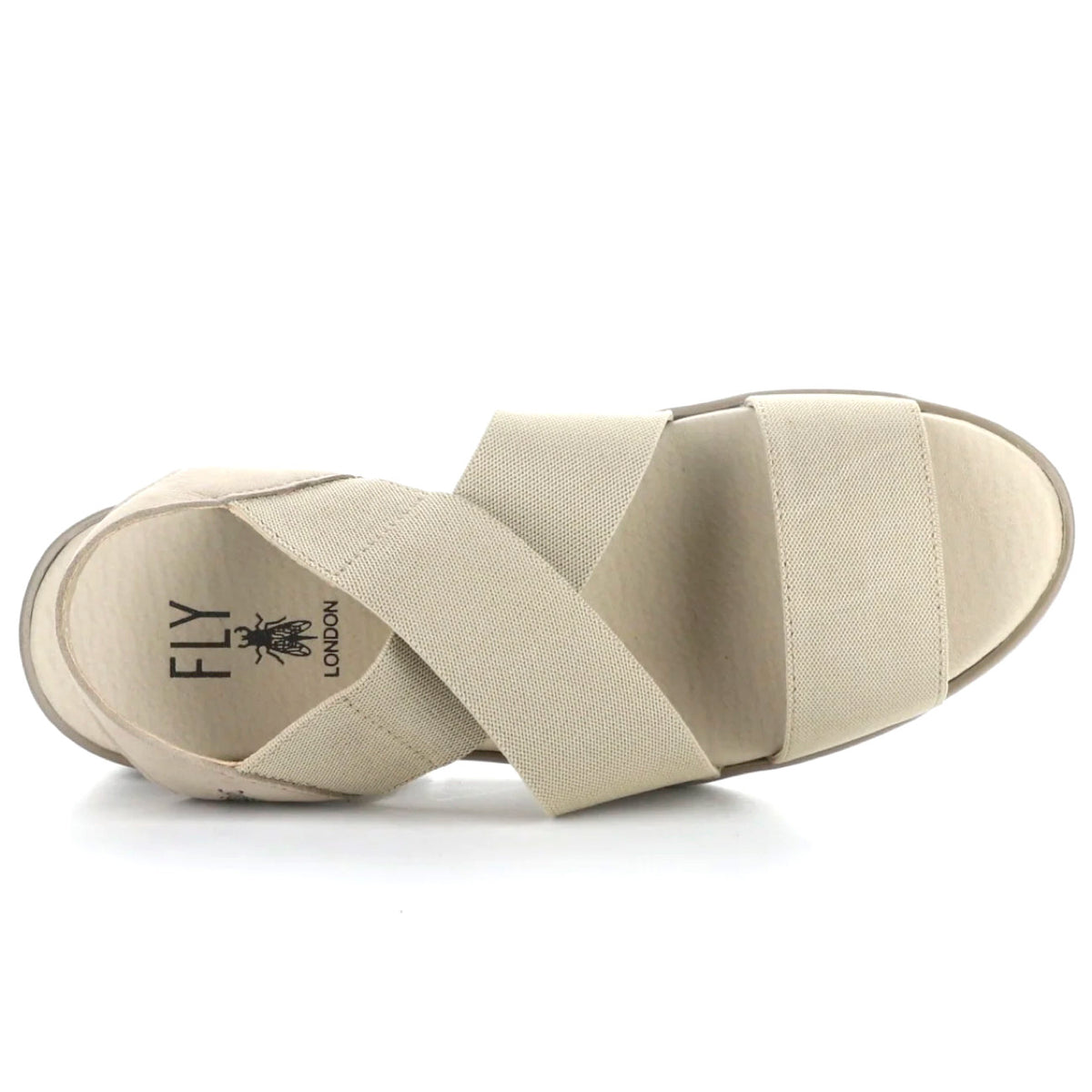 Fly London Noli056 Sandal Leather Taupe 36