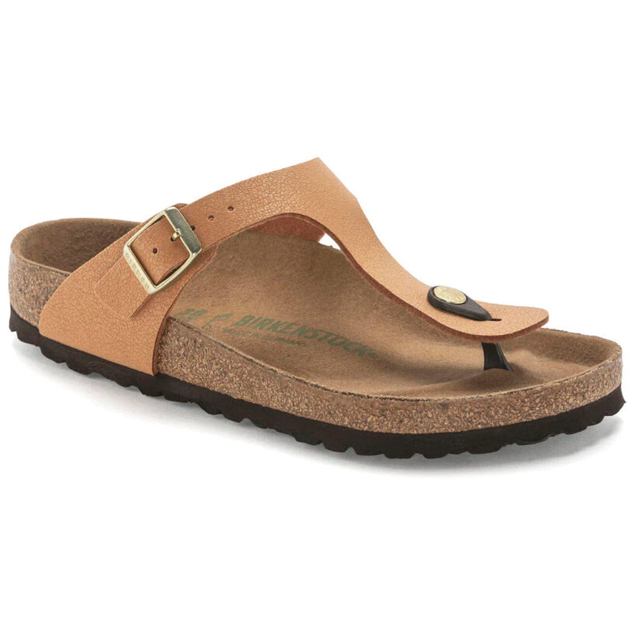 Birkenstock, Gizeh, BirkiBuc/MicroFibre, Earthy Vegan, Regular Fit, Pecan Sandals Birkenstock Seasonal Pecan 36 