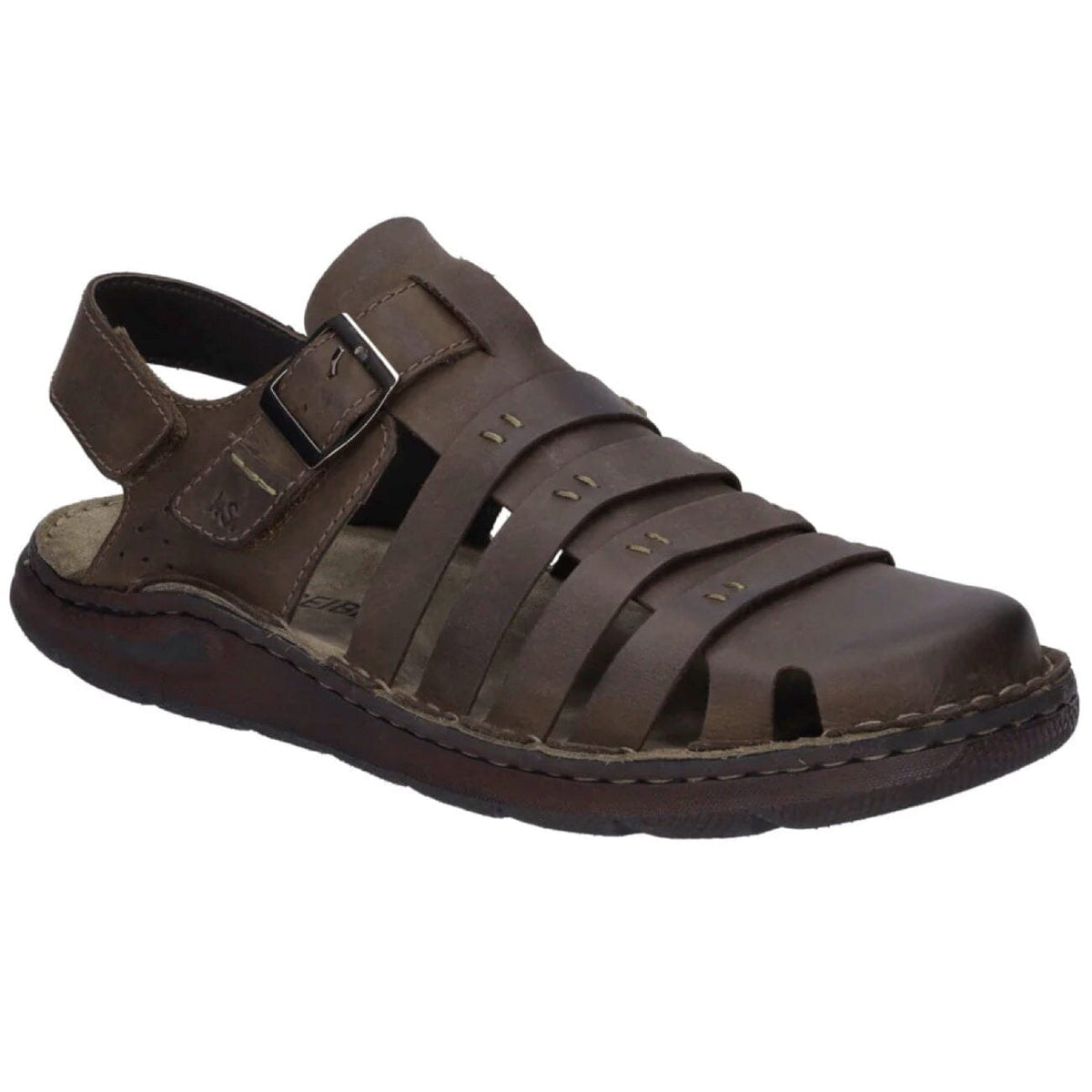 Josef Seibel Maverick 21 Sandal Leather Mocca Sandals Josef Seibel 40 Mocca 