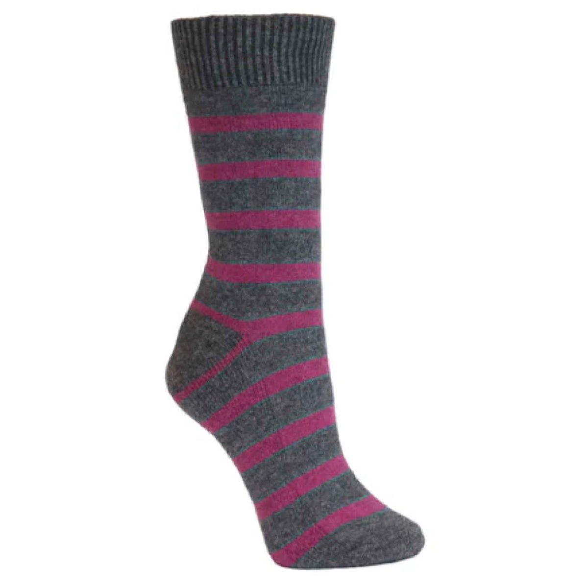 Mongrel Socks Possum Cushion Fuchsia Stripe One Size