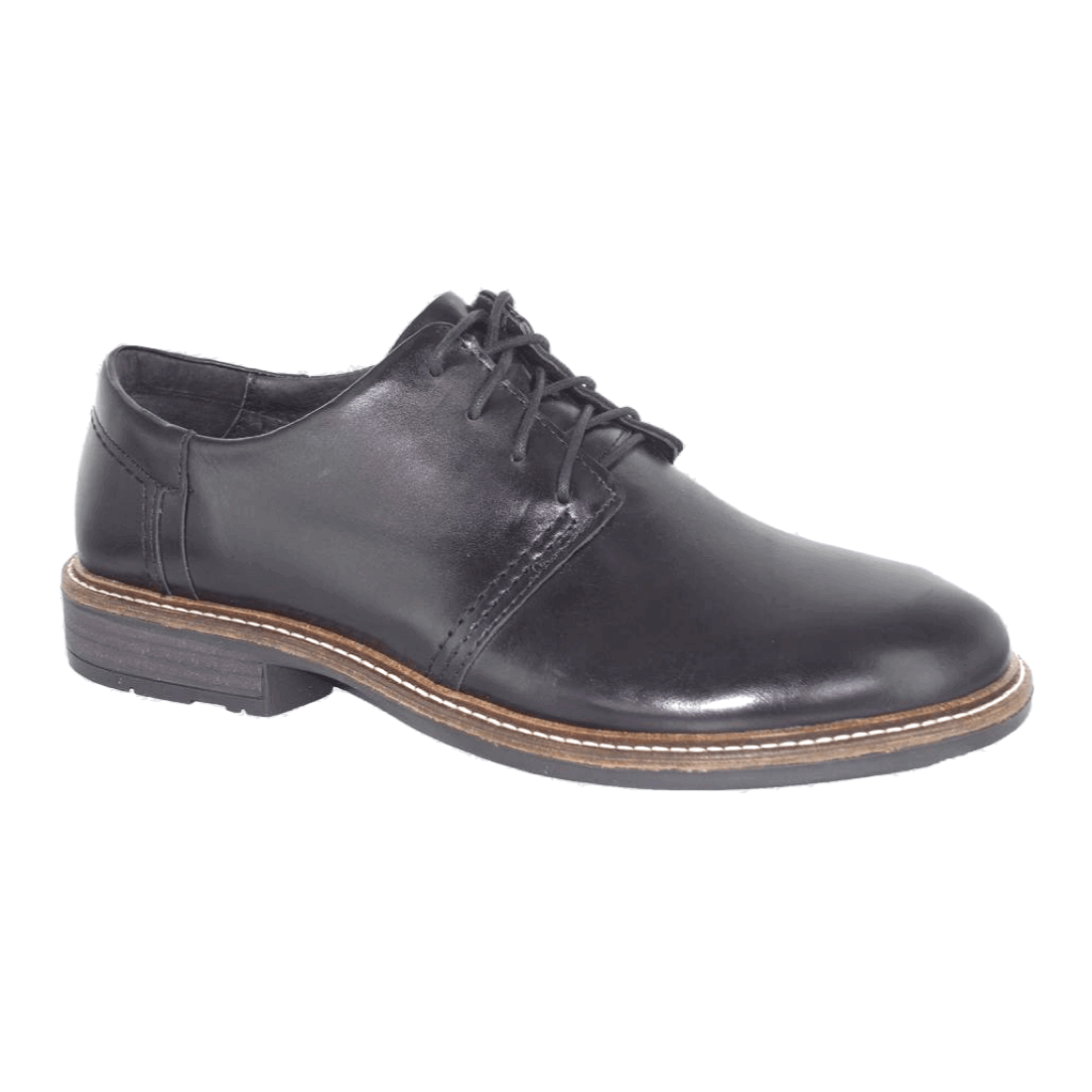 NAOT Chief Leather Removable Innersole Black Madras