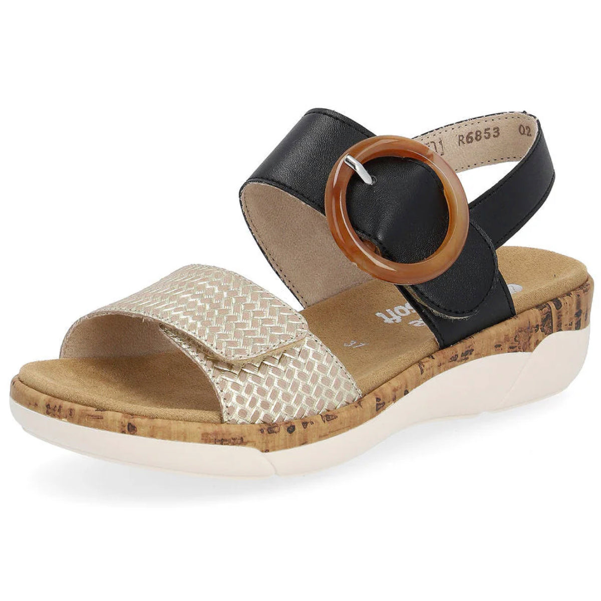 Remonte R6853-02 Sandal Leather Beige-gold 36