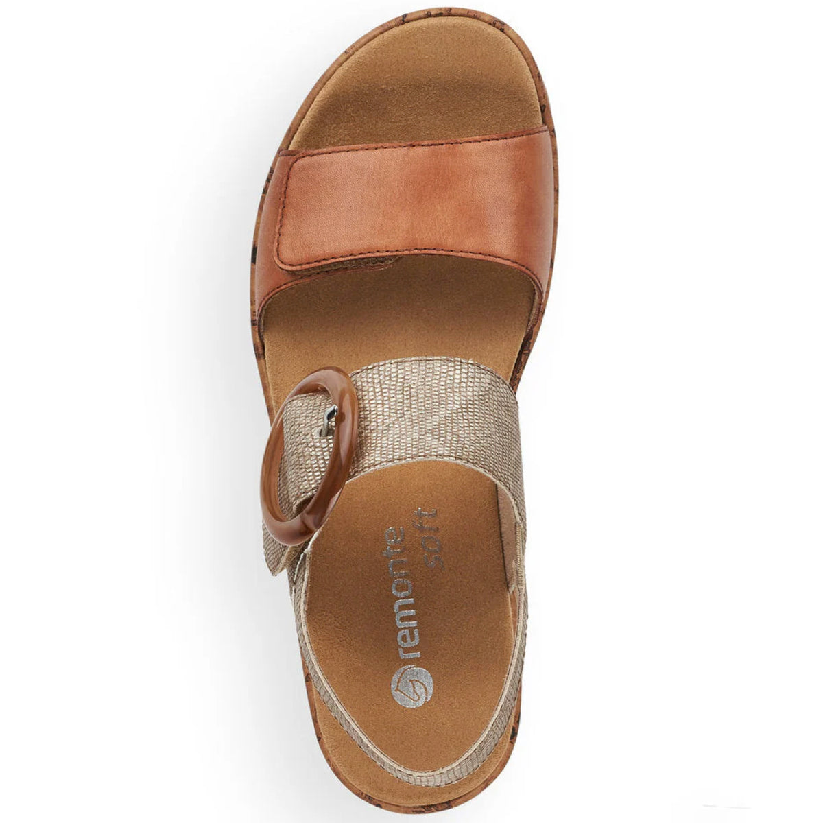 Remonte R6853-90 Sandal Leather Noccia 36