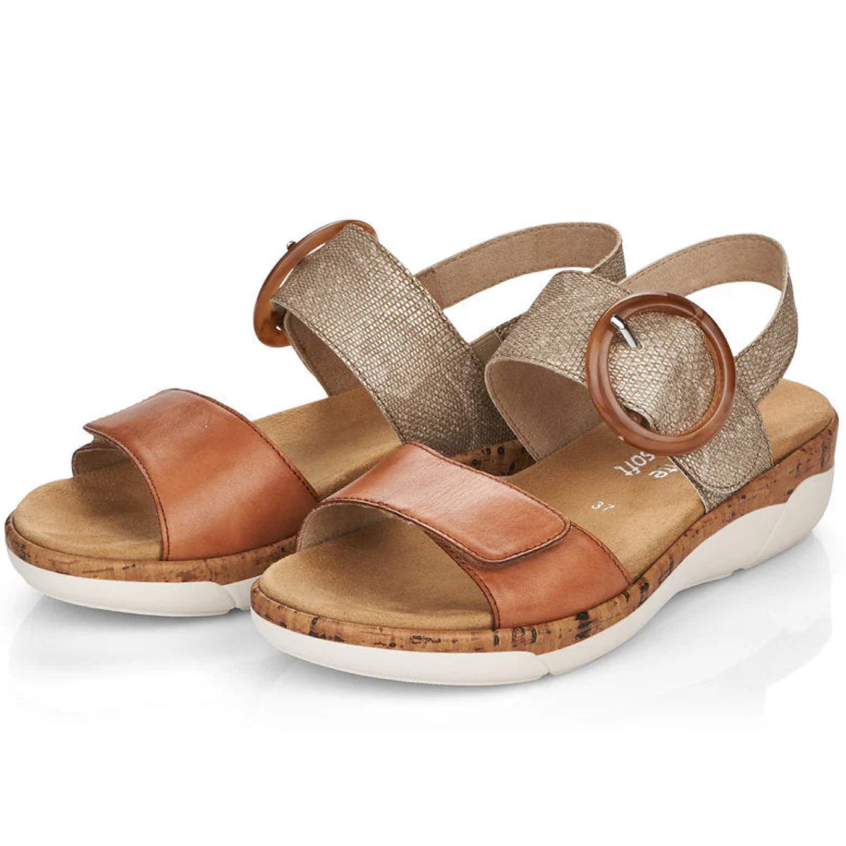 Remonte R6853-90 Sandal Leather Noccia 36