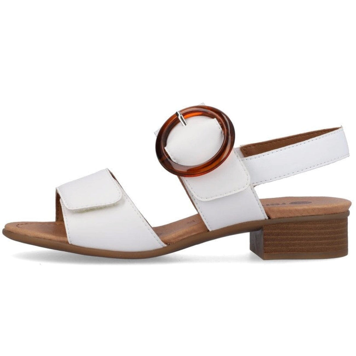 Remonte, Weiss Sandal, Leather, White/Weiss Sandals Remonte 