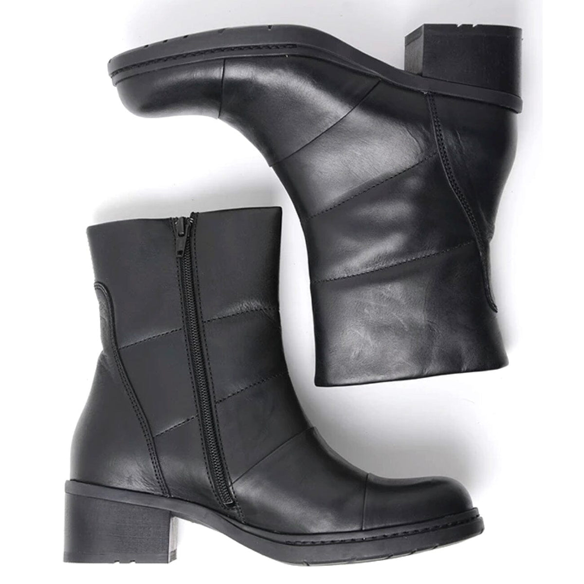Wolky, Hinton, Boots, Leather, Black Boots Wolky 
