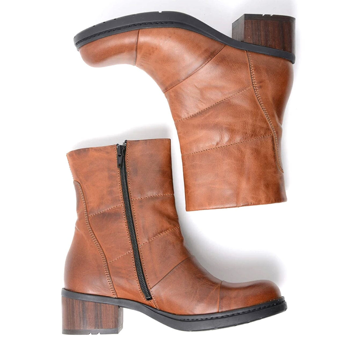 Wolky, Hinton, Boots, Leather, Cognac Boots Wolky 