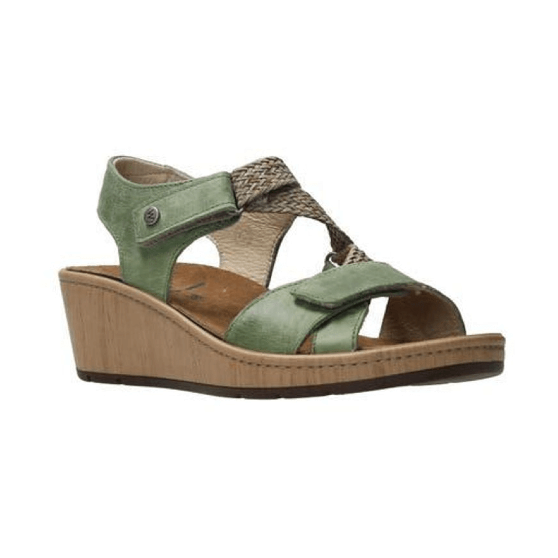 Wolky La Jolla Sandal Leather Olive