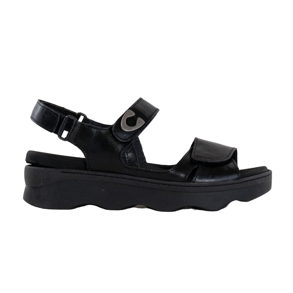 Wolky Medusa Sandal Leather Black