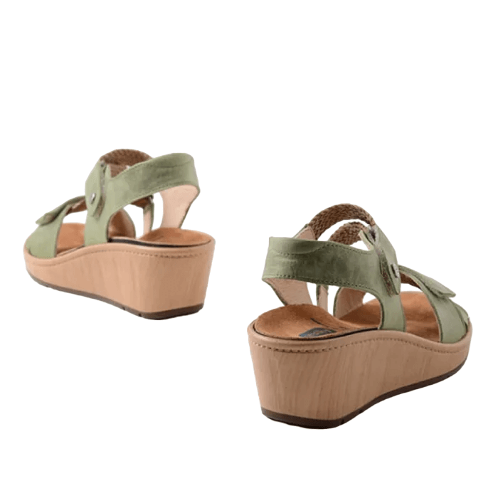 Wolky La Jolla Sandal Leather Olive