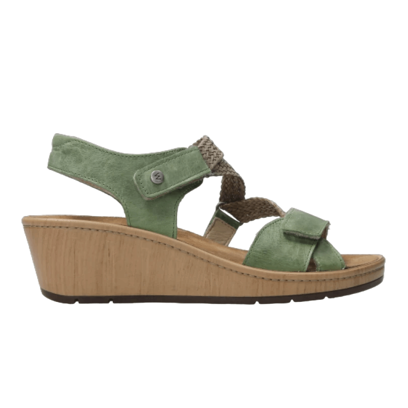 Wolky La Jolla Sandal Leather Olive