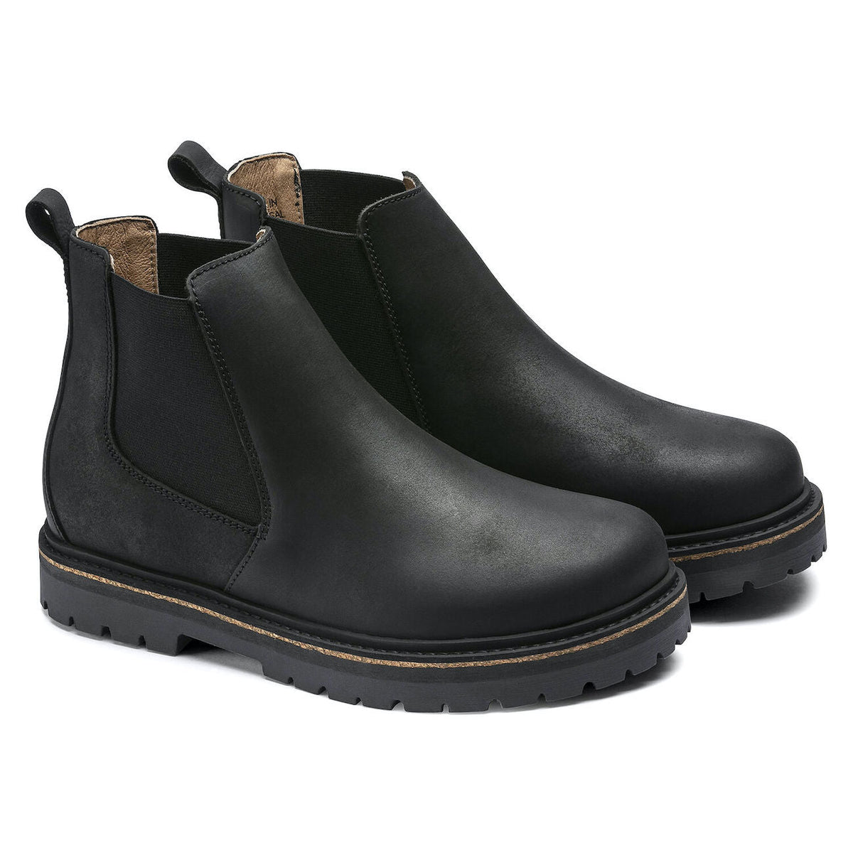 Birkenstock Seasonal, Stalon, Waxy Nubuck Leather, Regular Fit, Black Boots Birkenstock Seasonal 