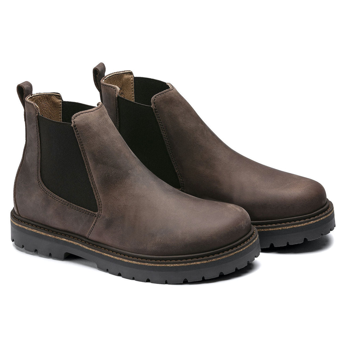 Birkenstock Seasonal, Stalon, Waxy Nubuck Leather, Regular Fit, Mocca Boots Birkenstock Seasonal 