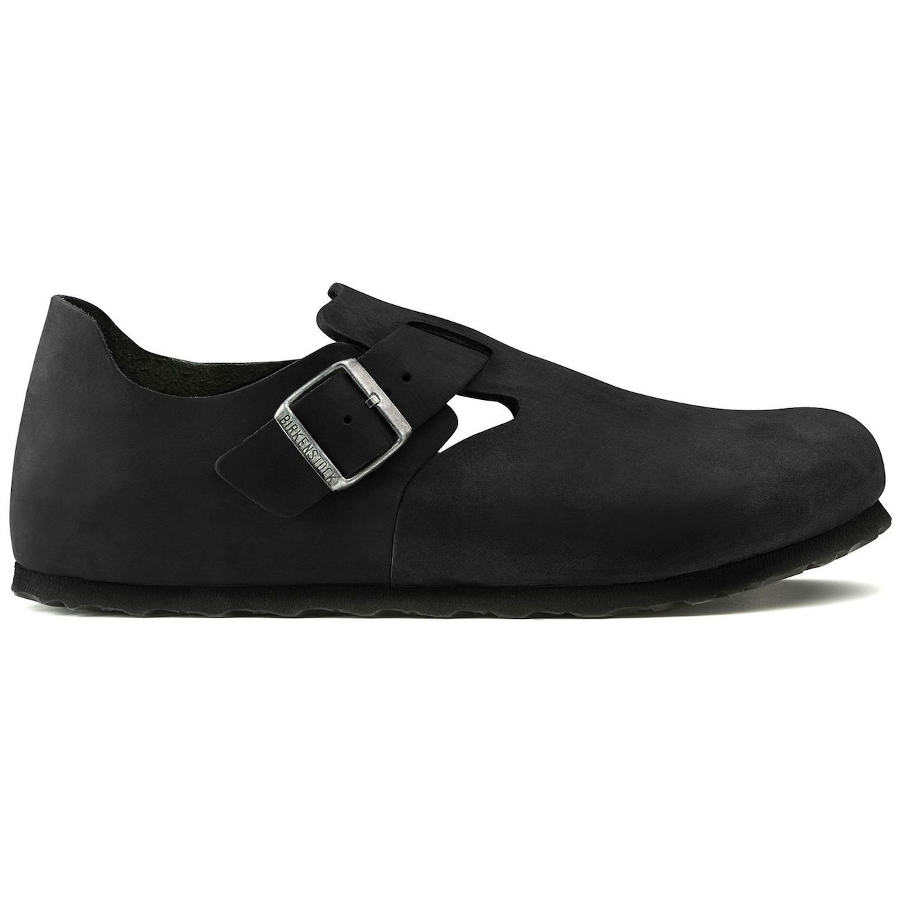 Birkenstock Shoes, London, Oiled Leather, Regular Fit, Black Shoes Birkenstock Shoes Black 37 