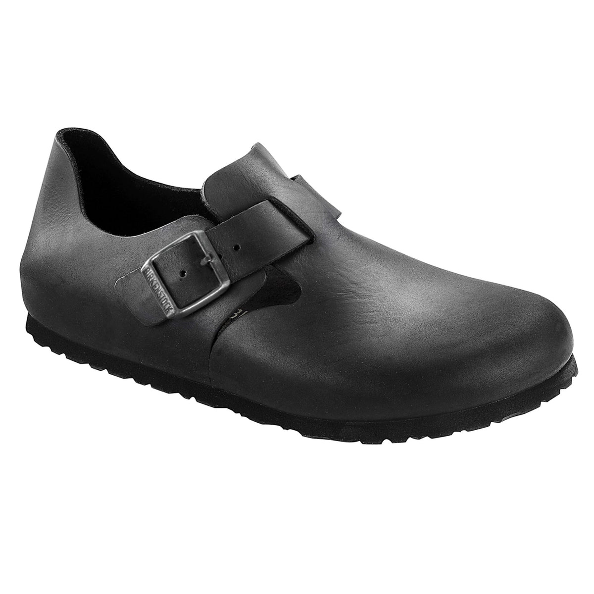 Birkenstock Shoes, London, Oiled Leather, Narrow Fit, Black Shoes Birkenstock Shoes Black 35 