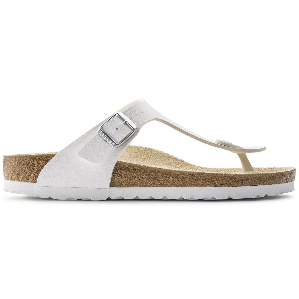 Birkenstock Classic, Gizeh, Regular Fit, Birko-Flor, White