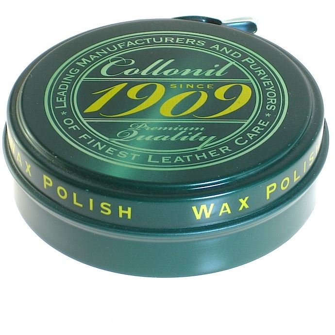 Collonil, 1909, Wax Polish Tin, Colourless, 75ml Shoe Care Products Collonil Shoe care 
