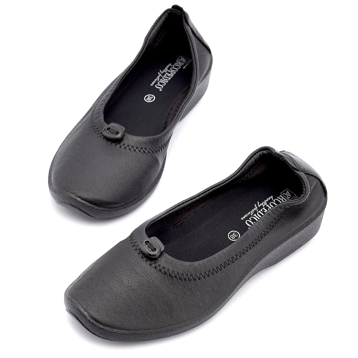 Arcopedico, L1, Medium Fit, Lytech, Black Shoes Arcopedico 