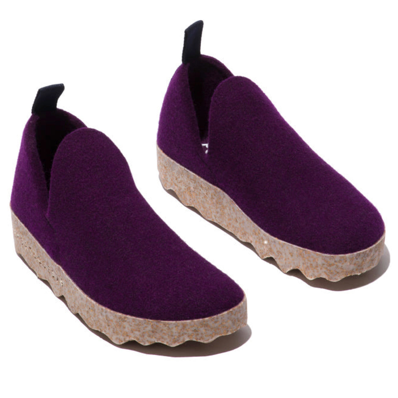 Asportuguesas, AW21-CITY, Purple Felt and Milky Sole Shoes Asportuguesas Purple Felt and Milky Sole 37 
