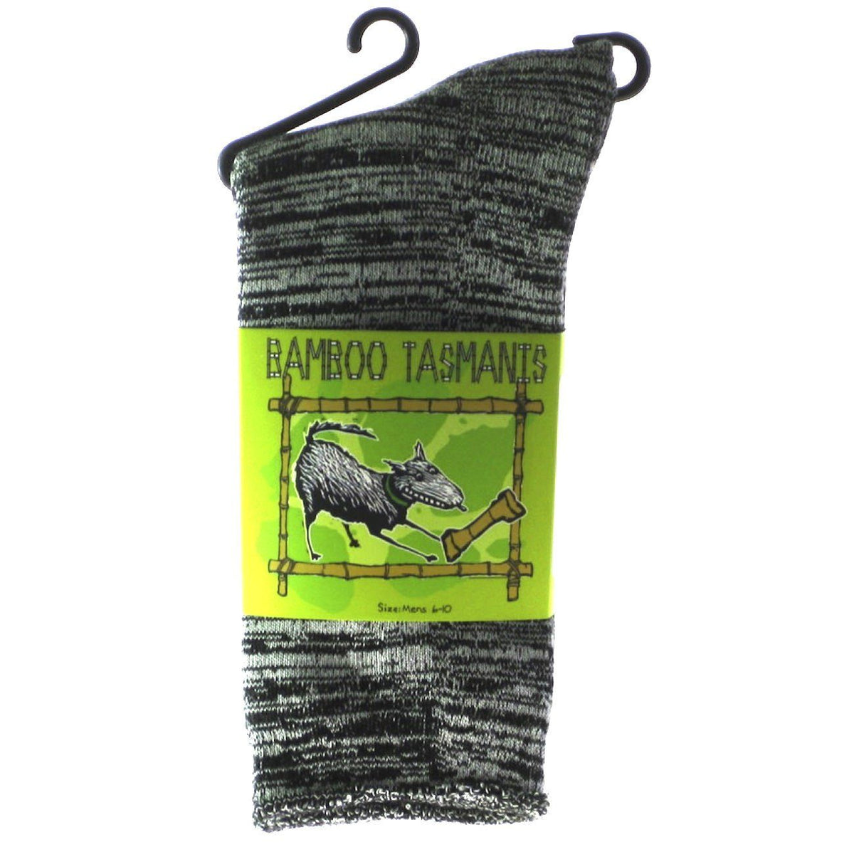 Mongrel Socks, Bamboo Full Cushion, Hypoallergenic, Antibacterial, Eco Friendly, Black &amp; White Socks Mongrel Socks Black &amp; White 2-8 